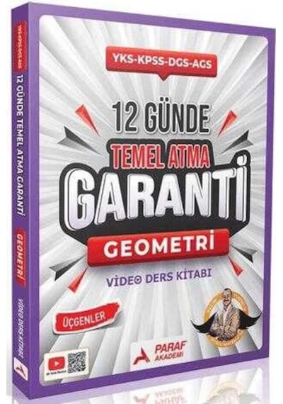 Paraf 12 Günde Temel Atma Garanti Geometri Video Ders Kitabı