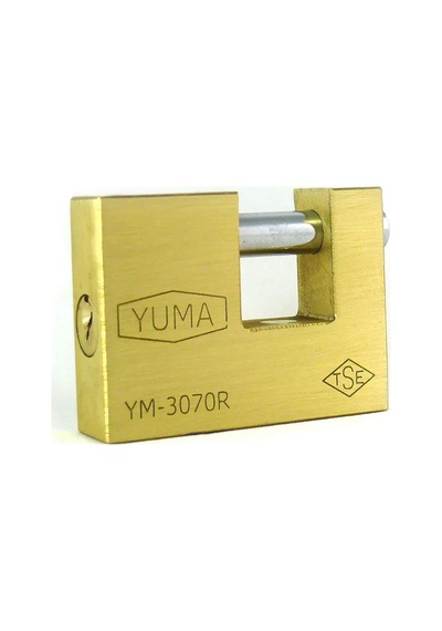 Yuma Kayar Milli Pirinç Asma Kilit 70 Mm