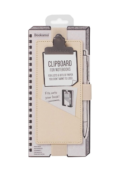 If Bookaroo Klipsli Defter Kılıfı Cream 43434