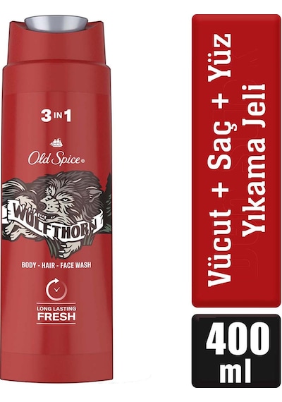 Old Spice Wolfthorn Erkek Duş Jeli ve Şampuan 400 ML