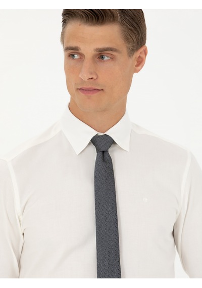 Cacharel Beyaz Slim Fit Uzun Kollu Klasik Gömlek 15841036
