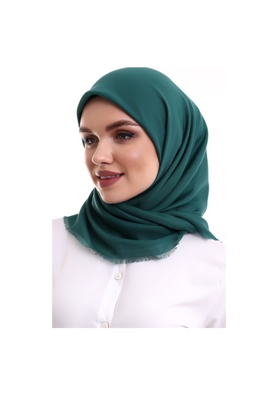 Pamuklu Pano Düz Desensiz Örtü Koyu Yeşil