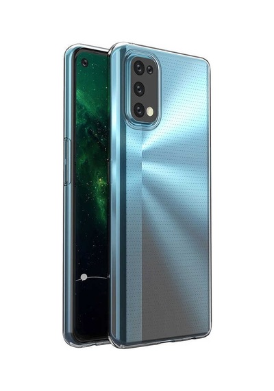 Rba Aksesuar Realme 7 Pro Kılıf Rba Süper Silikon Kapak - Renksiz Çok Renkli