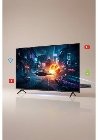 Akıllı Tv Stick 4k Destekli Android 14 Dual Wifi Bluetooth Tak & Kullan