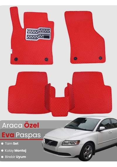 Volvo S40 2000-2004 Uyumlu Eva Paspas Tam Set Oto Paspas,araca Özel,tam Koruma 976
