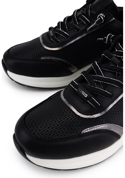 Tamer Tanca Kadın Hakiki Deri Siyah/antrasit Sneakers & Spor Ayakkabı 298 7100 Bn Ayk Y26 Sıyah/antrasıt