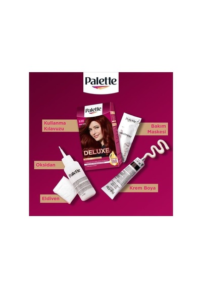 Palette Deluxe Set Boya 5-88 Şarap Kızılı