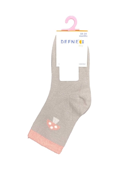 Defne Baby Bebek Çorabı K006-24 Koyu Gri