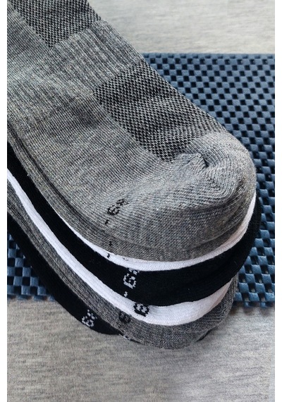 Sensu Iç Giyim File Örgü Unisex 6'lı Patik Çorap Crp2162 Çok Renkli