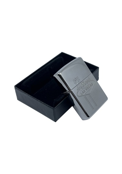 Zippo Las Vegas Nevada Black Ice Dizayn Çakmak Gri