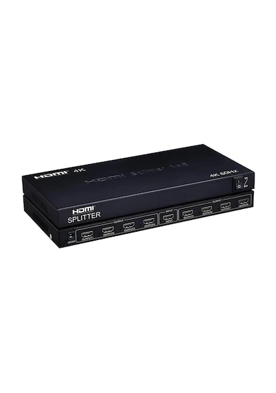 Novacom Nvc-hdsqp4k8 4k 1x8 Hdmı Splitter