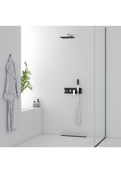 Life 3 Yönlü Ank. Set-krom&siyah Cam Krom/siyah Cam