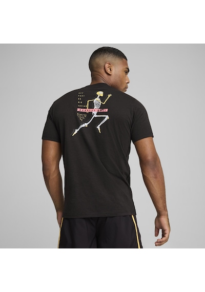 Puma Men S Run Club Tee Erkek T-shirt-siyah