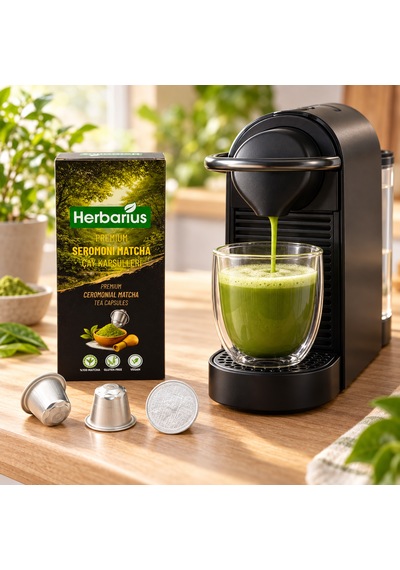 Herbarius Premium Seromoni Matcha Çayı Kapsülü Nespresso Uyumlu 10'lu