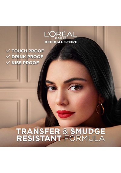 Infaillible Matte Resistance Likit Mat Ruj - 120 Major Crush Hyaluronik Asit, Yoğun Renk, Uzun Ömürlü Mat Formül, Aktarma Ve Lekeye Dayanıklı Belirtilmemiş