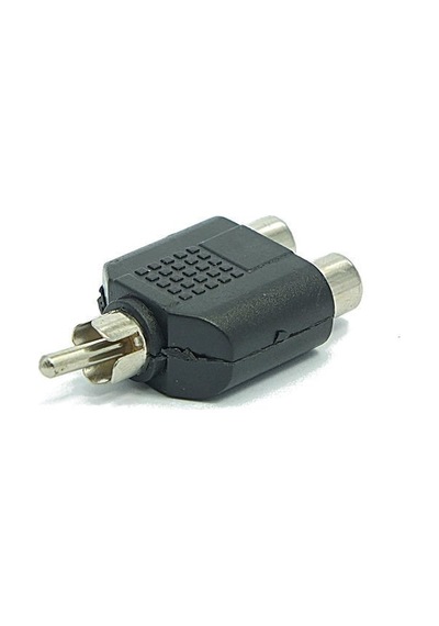 Rca Erkekek 2 Rca Dişi Jak 2'li Rca Çoklayıcı Fiş