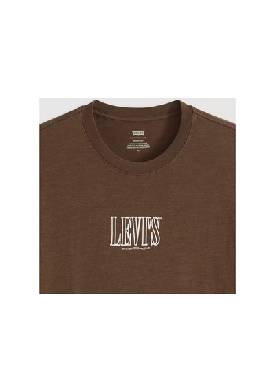 Levi's Ss Relaxed Fit Tee Rope Serif Logo Brack Kahverengi Erkek T-shirt