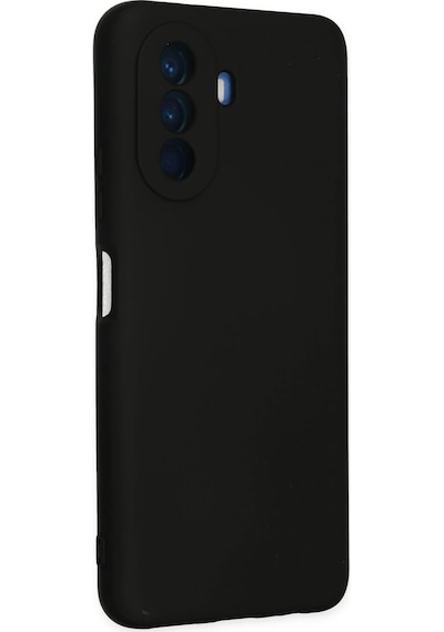 Uray Store Huawei Nova Y70 Kılıf Nano İçi Kadife Silikon - Siyah