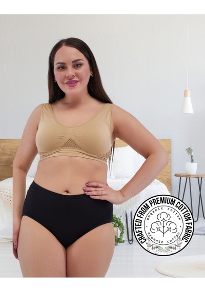 Alya Underwear Kadın Battal Külot - 3 Adet Siyah 8xl, 9xl, 10xl Siyah