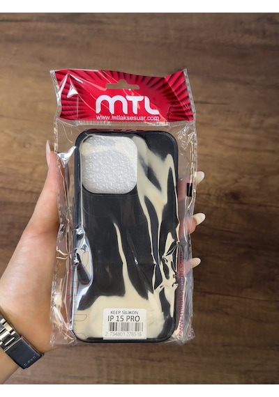 Apple Uyumlu iPhone 15 Pro Silikon Kılıf Xfab Siyah