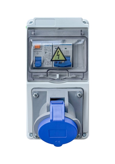 Sgstec 7,4Kw Elektrikli Araç Şarj Cihazı Prizli Besleme Kutusu