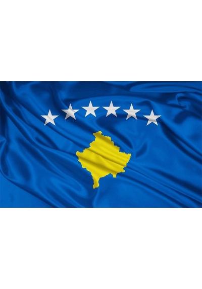 Lexroo Zc Bayrak Kosova Milli Gönder Bayrağı 100x150 Cm Raşel Dijital Baskı