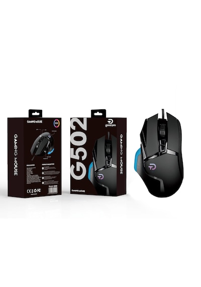 G G502 Hero Lıghtsync 25.600 Dpı Yüksek Performanslı Kablolu Oyuncu Mouse - Siyah