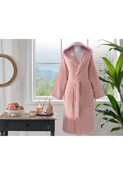 Özdilek Tek Bornoz Şalyaka Kapşonlu-woven Tarçın Xxl Beden