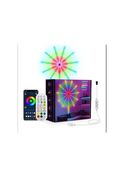 Rgb Firework Led Duvar Lambası