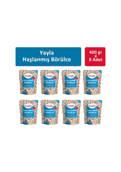 Yayla Haşlanmış Börülce 8 x 400 G