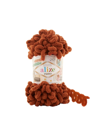 Alize 5 Adet Puffy El Örgü Ipliği 5'li Paket - 100 Gr. 9 Mt. Parmak Örgü Ipi - Şevval Tuhafiye 597