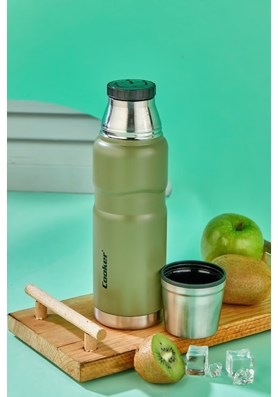 500 Ml Çift Kat Sızdırmaz Paslanmaz Çelik Termos 12 Saat Sıcak, 24 Saat Soğuk Koruma - Yeşil Yeşil 500 Ml Çift Kat Sızdırmaz Paslanmaz Çelik Termos 12 Saat Sıcak, 24 Saat Soğuk Koruma - Yeşil Yeşil