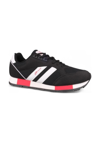 M.P Erkek Sneaker - Siyah-beyaz, Tekstil Siyah-beyaz Siyah - Beyaz
