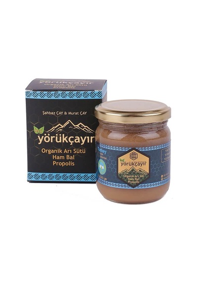 Yörükçayır Organik Arı Sütü Ham Bal Propolis 240 G