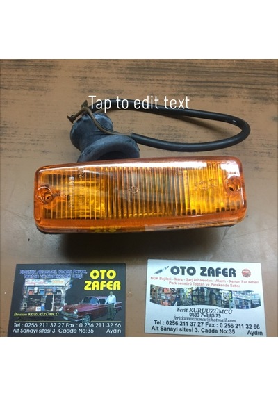 Farplas Çamurluk Yan Sinyal Lambası Mercedes Kamyon 2521