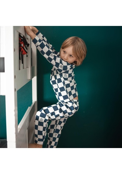Antebies Organik Lacivert No Bad Days Desenli Beli Lastikli Uzun Kollu Erkek Çocuk Pijama Takımı Antebies Organik Lacivert No Bad Days Desenli Beli Lastikli Uzun Kollu Erkek Çocuk Pijama Takımı