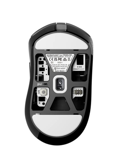 X3 Lhd Crazylight Jet Black Size 1 Mini 8k Hz Xs-1 Sensör Kablosuz Gaming Mouse Px3lcl101 Diğer
