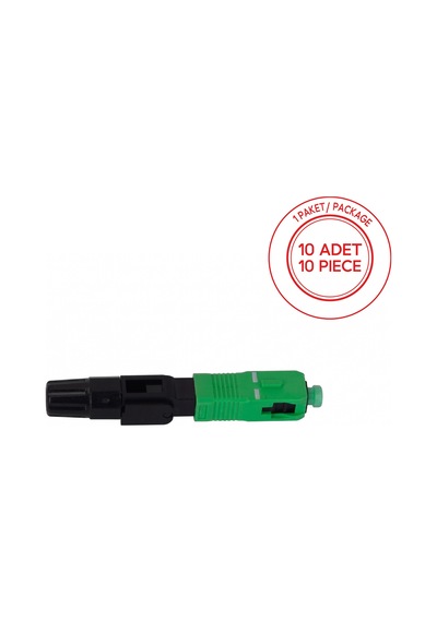 Alfafonet Sc/apc Fiber Optik Fast Connector 1 Paket - 10 Adet