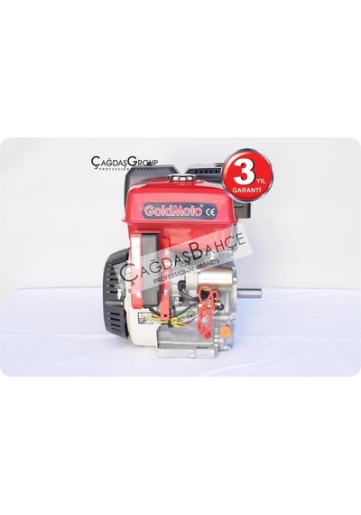 Goldmoto Gm440E Benzinli Motor 15 Hp Marşlı Krank Mili Kamalı