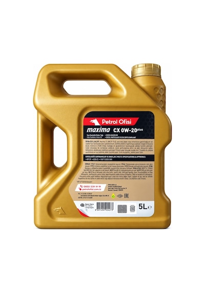 Petrol Ofisi Maxima Cx 0w-20 Plus 5 L Motor Yağı