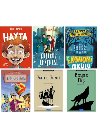 Hayta,gelecek Ekspresi Çöp Dünya,ekonomi Okulu,batık Gemi,beyaz Diş,5,6,7.sınıflar İçin Okuma Seti