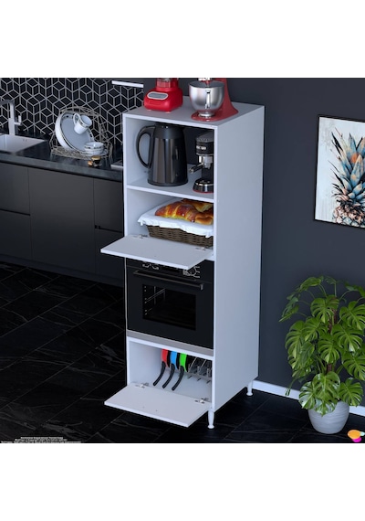Eliusta Luno 2 Kapaklı Modüler Dolap Fırın Dolabı 60x185,9x56 Cm Geniş Kapasiteli Saklama Dolabı Beyaz Eliusta Luno 2 Kapaklı Modüler Dolap Fırın Dolabı 60x185,9x56 Cm Geniş Kapasiteli Saklama Dolabı Beyaz