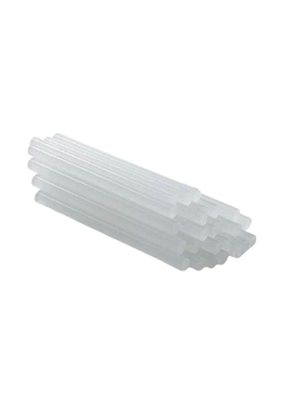 8 Adet Çubuk Mum Silikon Şeffaf İnce 7,4 X 30 Cm 10w 20w Tabancalar İçin