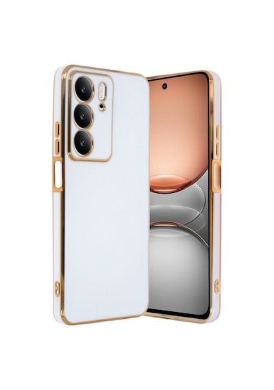 Realme C75 4g Uyumlu Kılıf Volet Silikon - Beyaz