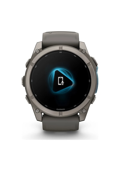 Garmin Fenix 9 51 MM Silikon Kayışlı Titanyum Çakıl Akıllı Saat (Distribütör Garantili)