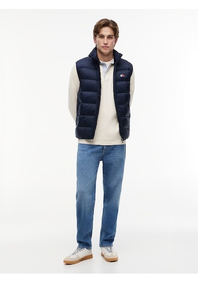 Tommy Hilfiger Tjm Lıght Down Packable Vest Erkek Mavi Yelek - Dm0dm23232