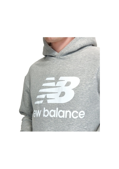 New Balance Lifestyle Erkek Sweatshirt Mnh3333-ag Gri