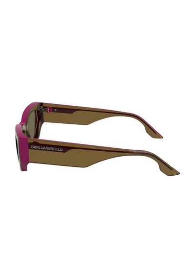 Karl Lagerfeld Kl 6160s 210 54 Unisex Dikdörtgen Şeffaf Kahverengi Kemik Güneş Gözlüğü Kahverengi