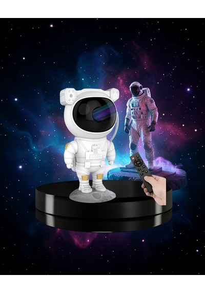 Astronot Projeksiyon Lambası Zamanlayıcı Ve Ayarlanabilir Parlaklık