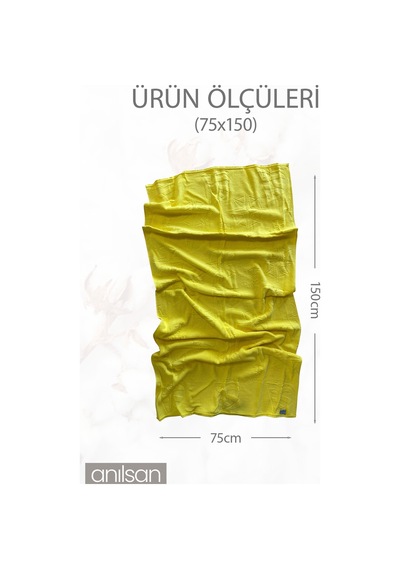 Plaj Havlusu %100 Pamuk 75x150 Desenli Sarı Sarı